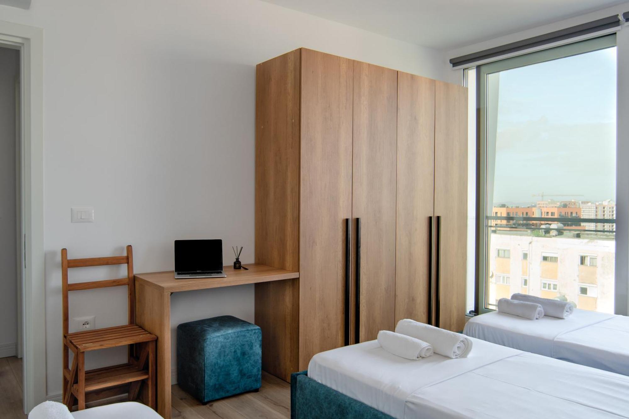 Urban Serenity City Skyline View Apartment 1 Tirana Zewnętrze zdjęcie